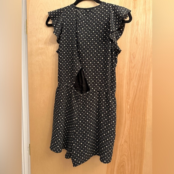 Madewell Silk Petal-play Polka-dot Romper - Picture 5 of 14
